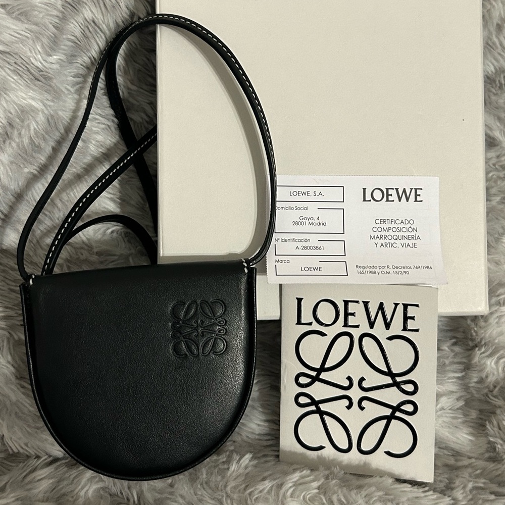 Loewe mini heel pouch